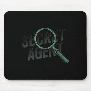 Tapis De Souris Agent Secret - Agent Secret Costume Inspecteur Spy