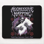 Tapis De Souris Aggressive Napng Funny Heavy Metal Grim Reaper Sle (Devant)