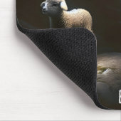 Tapis De Souris Agneau perdu avec berger (Coin)