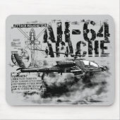 Tapis De Souris AH-64 Apache Mousepad (Devant)