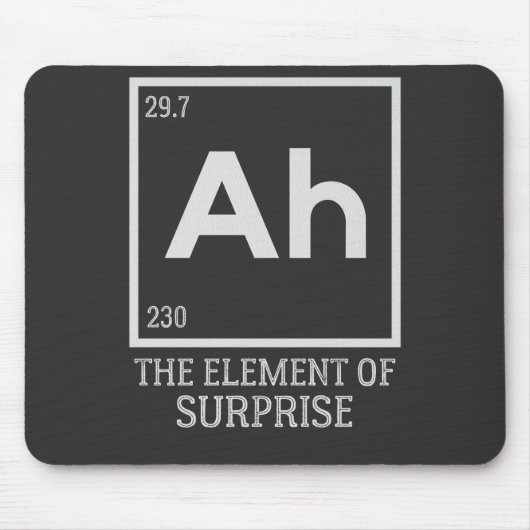 Tapis De Souris Ah the Element of surprises (Devant)
