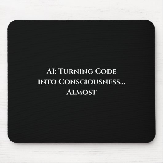 Tapis De Souris Ai Code Consciousness Funny Tech Geek Nerdy Gift (Devant)