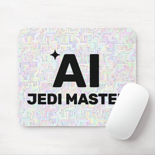 Tapis De Souris AI Jedi Master™ Mouse Pad (Customize It!) (Avec souris)