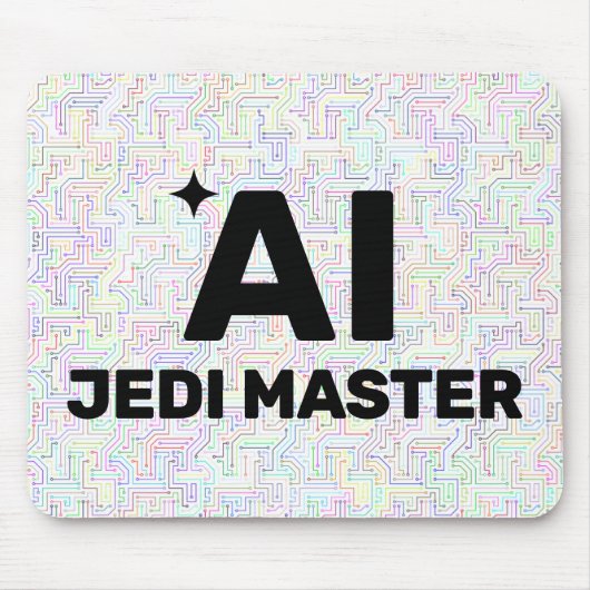 Tapis De Souris AI Jedi Master™ Mouse Pad (Customize It!) (Devant)