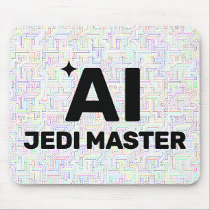 Tapis de souris AI Jedi Master ™ (Personnalisez-le