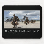 Tapis De Souris Aide : Citation inspirée a (Devant)