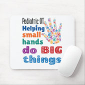 Tapis De Souris Aider les petites mains à faire de grandes choses (Avec souris)