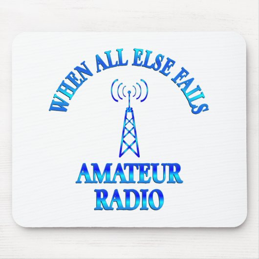 Tapis De Souris Aides amateurs de radio (Devant)
