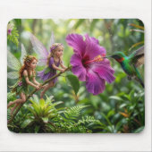 Tapis De Souris Aides Pixies Colibri (Devant)