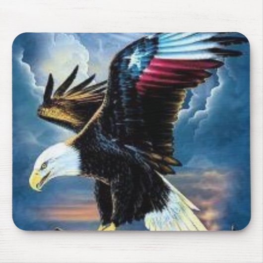 Tapis De Souris aigle 22, JAMAIS POUR GET LE COÛT de NOTRE LIBERTÉ (Devant)