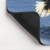 Tapis De Souris aigle à tête blanche, Haliaeetus leuccocephalus en (Coin)