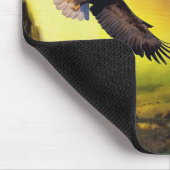 Tapis De Souris Aigle à tête haute (Coin)