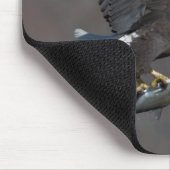 Tapis De Souris Aigle Bald avec un poisson (Coin)