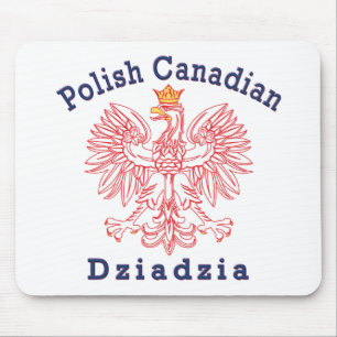 Tapis De Souris Aigle canadien polonais Dziadzia