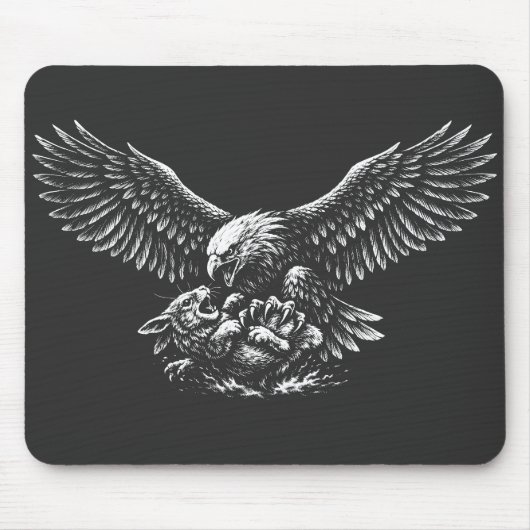 Tapis De Souris Aigle de Cendres par BurnsInHell (Devant)