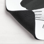 Tapis De Souris Aigle de silhouette (Coin)