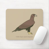 Tapis De Souris Aigle d'or (Avec souris)