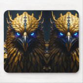 Tapis De Souris Aigle doré Cybernétique (Devant)