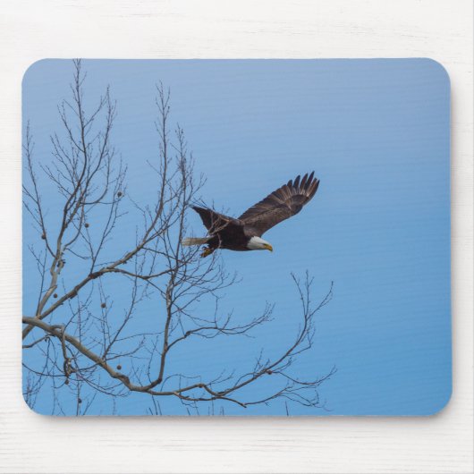 Tapis De Souris Aigle en vol (Devant)