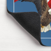 Tapis De Souris Aigle et drapeau (Coin)