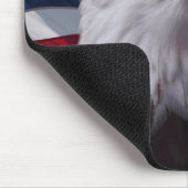 Tapis De Souris Aigle et drapeau américain (Coin)