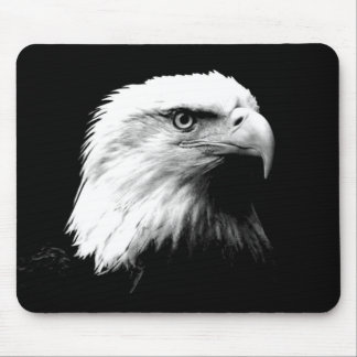 Tapis De Souris Aigle noir et blanc