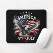 Tapis de souris Aigle Patriotique (Avec souris)
