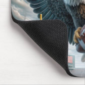 Tapis De Souris Aigle Scoring a Touchdown (Coin)