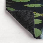 Tapis De Souris Aiguille Blanche Sur Lily Pad (Coin)