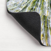 Tapis De Souris Aiguilles de pin recouvert de glace Botanique hive (Coin)