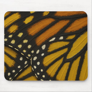 Tapis De Souris Aile de papillon monarque orange et jaune Mariposa