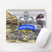 Tapis De Souris Ailes aéroportées - jamais gagnées (Avec souris)