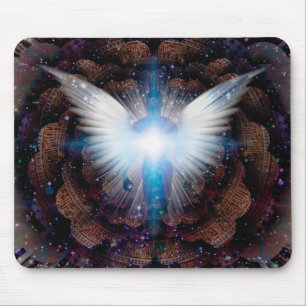 Tapis De Souris Ailes brillantes et aura