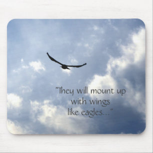 Tapis De Souris Ailes Comme Aigles Mousepad