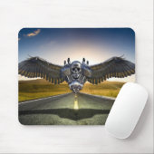 Tapis De Souris Ailes d'anarchie Mousepad (Avec souris)