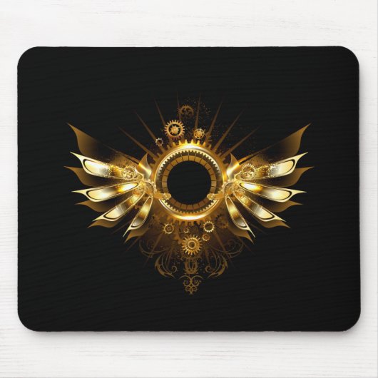 Tapis De Souris Ailes de Steampunk (Devant)