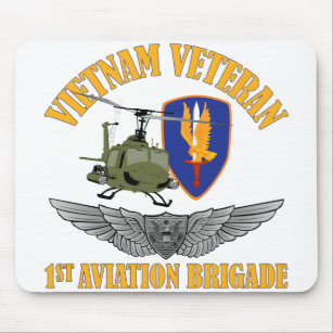 Tapis De Souris Ailes d'équipage aérien de vétéran du Vietnam