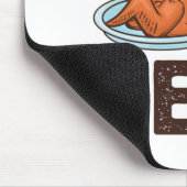 Tapis De Souris Ailes et ailes de poulet de bière Boire (Coin)