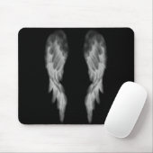 Tapis De Souris Ailes noires d'ange (Avec souris)