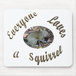 Tapis De Souris Aime un écureuil Mousepad