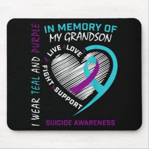 Tapis De Souris Aimé Un En Mémoire De La Sensibilisation Au Suicid