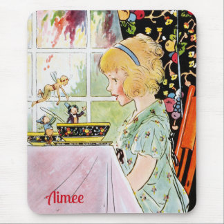 Tapis De Souris AIMEE ~ Art vintage ~ Johnny Gruelle ~ Fées