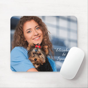 Tapis De Souris Aimer Chien Chien Chien Chien Animal Photo Personn