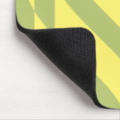 Tapis De Souris Aimer Jaune sur Sage Green (Coin)
