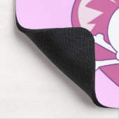 Tapis De Souris Aimer le crâne (Coin)