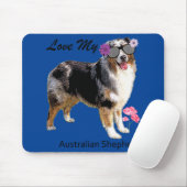 Tapis De Souris Aimer Mon Aussie (Avec souris)