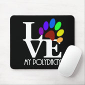 Tapis De Souris AIMER Mon Polydactyle (Avec souris)