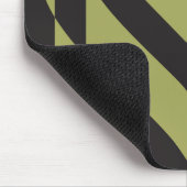 Tapis De Souris Aimer Sage Vert sur Noir (Coin)