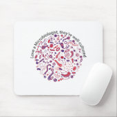 Tapis De Souris Aimer un microbiologiste (Avec souris)