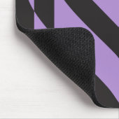 Tapis De Souris Aimer violet sur noir (Coin)